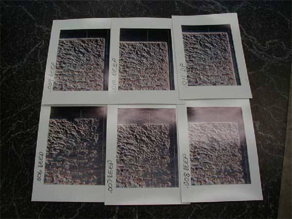 photos showing corrosion patterns